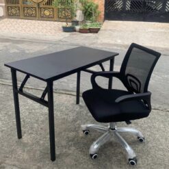 Bàn Gỗ Văn Phòng Khung Sắt 1m2 (Nhiều Màu)