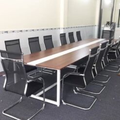 Bàn Họp Chân Sắt Màu Trắng (Nhiều Kích Thước)