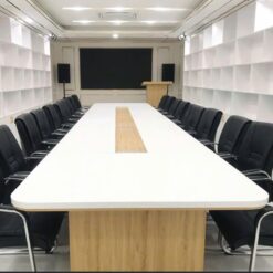 Bàn Họp Màu Trắng Vàng Cỡ Lớn 6m