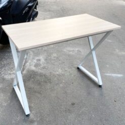 Bàn Khung Chân Chữ X 1m Gỗ MDF Hiện Đại