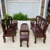 Bộ Salon Gỗ Đỉnh Và Tay Ghế Chạm Rồng 2