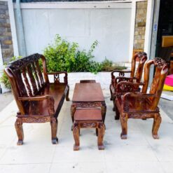 Bộ Salon Gỗ Tay 8 Thiết Kế Cổ Điển 1