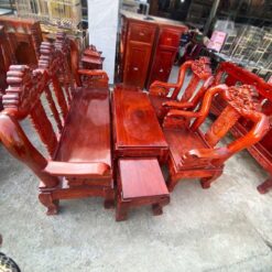 Bộ Salon Gỗ Tràm Chạm Phúc Lộc Thọ 1