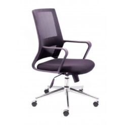 Ghế Lưng Lưới Tay Liền Chân Xoay (Nhiều Màu)