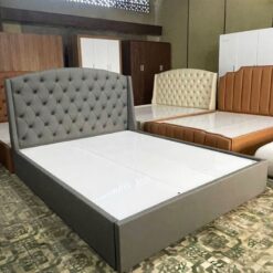 Giường Bọc Nệm Da Khung Gỗ 2m (Nhiều Kích Thước)