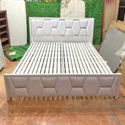 Giường Ốp Nệm Trắng 2m Hiện Đại