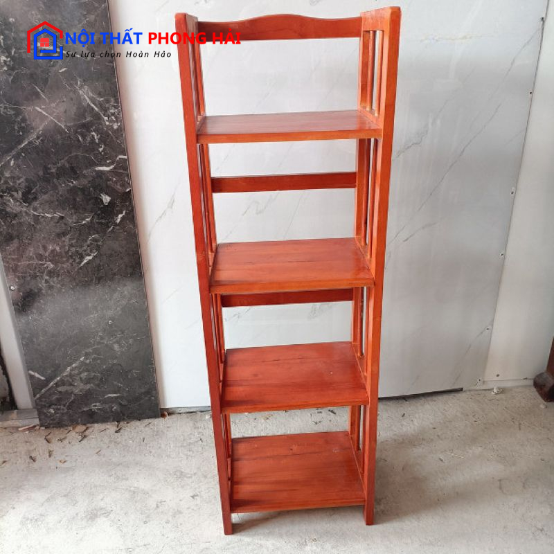 Kệ Gỗ Tự Nhiên 4 Tầng 40CM 3