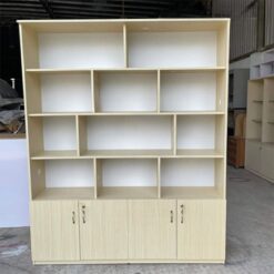 Tủ Hồ Sơ 1m4 Đa Năng Màu Kem