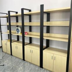 Tủ Hồ Sơ 4 Tầng Màu Gỗ Kem